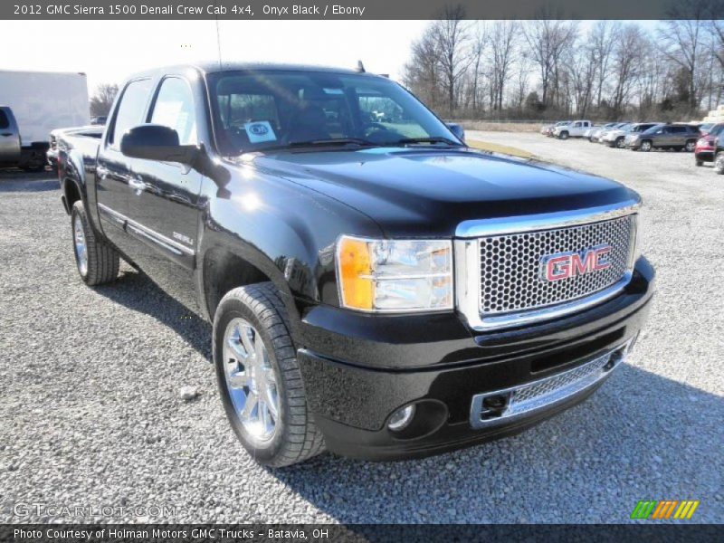 Onyx Black / Ebony 2012 GMC Sierra 1500 Denali Crew Cab 4x4