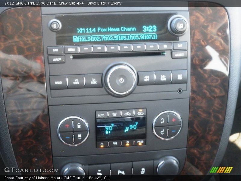 Controls of 2012 Sierra 1500 Denali Crew Cab 4x4