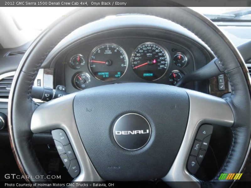 Onyx Black / Ebony 2012 GMC Sierra 1500 Denali Crew Cab 4x4