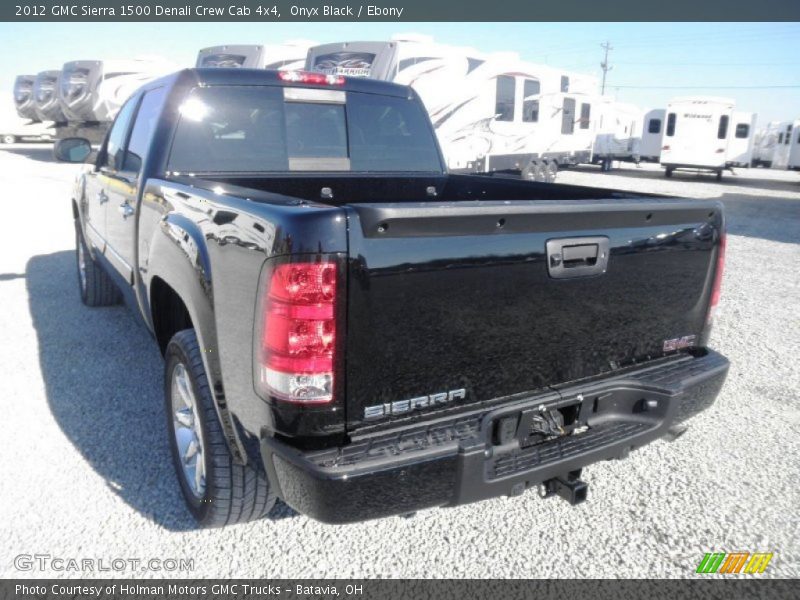 Onyx Black / Ebony 2012 GMC Sierra 1500 Denali Crew Cab 4x4