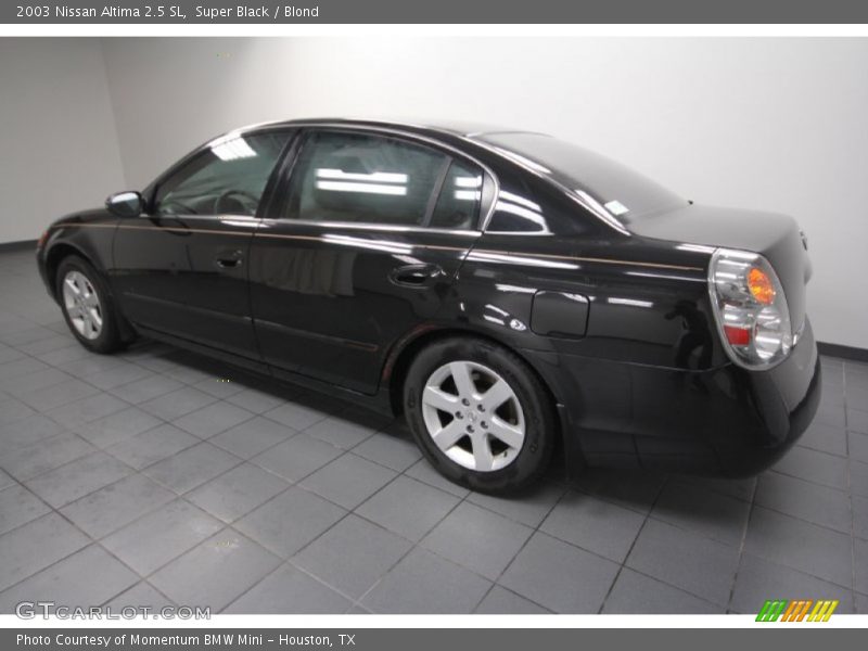 Super Black / Blond 2003 Nissan Altima 2.5 SL