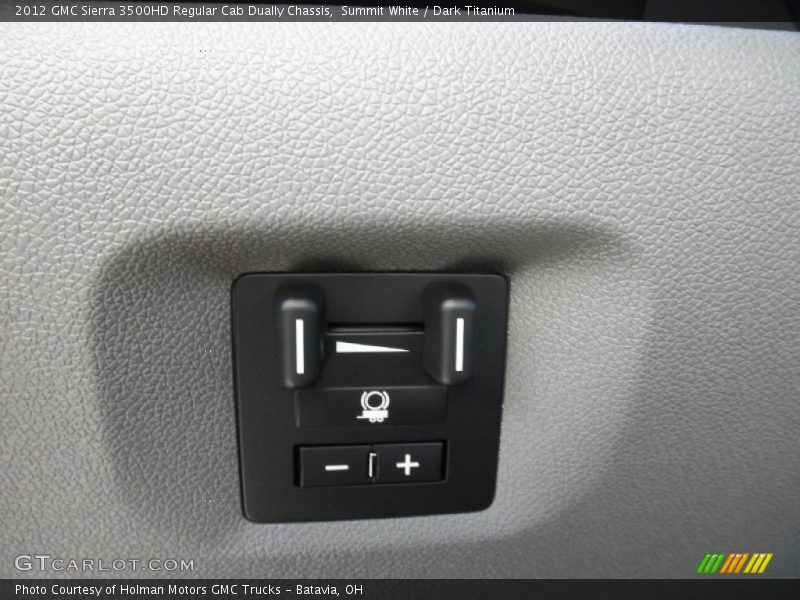 Summit White / Dark Titanium 2012 GMC Sierra 3500HD Regular Cab Dually Chassis