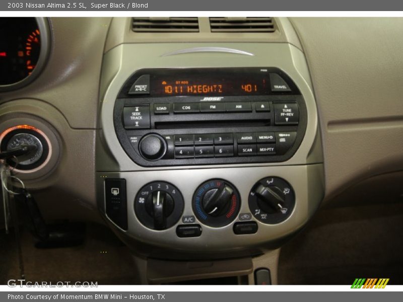 Super Black / Blond 2003 Nissan Altima 2.5 SL
