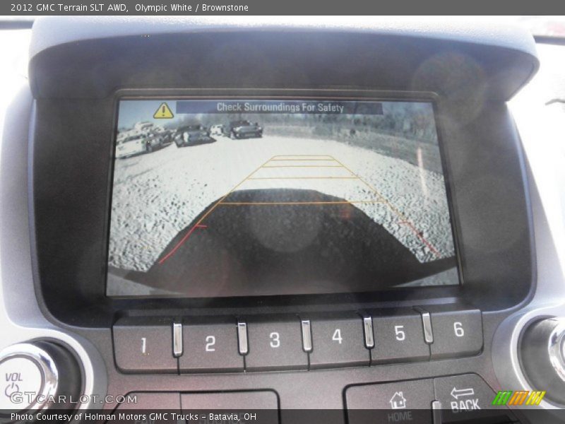 Olympic White / Brownstone 2012 GMC Terrain SLT AWD