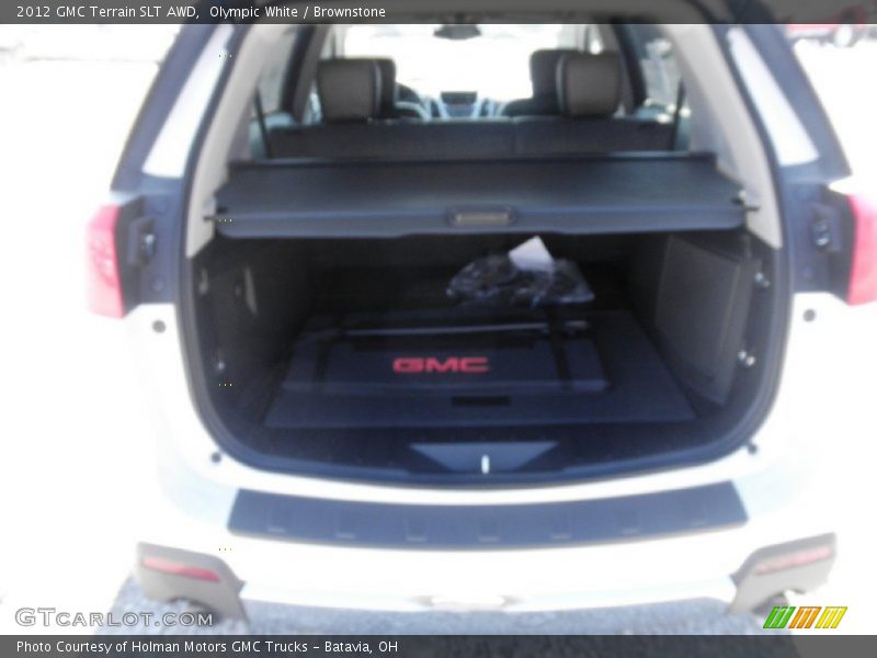 Olympic White / Brownstone 2012 GMC Terrain SLT AWD
