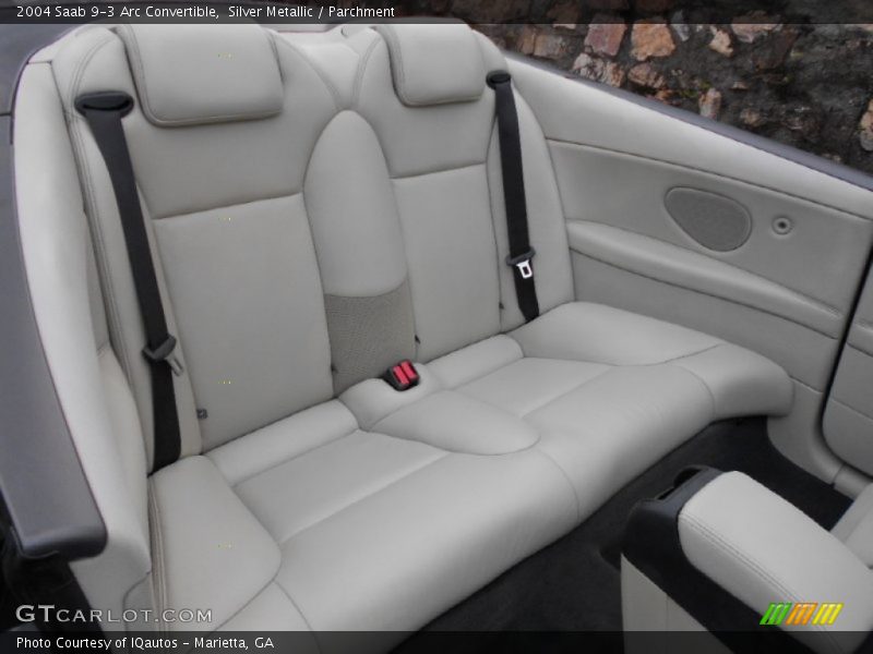 Silver Metallic / Parchment 2004 Saab 9-3 Arc Convertible