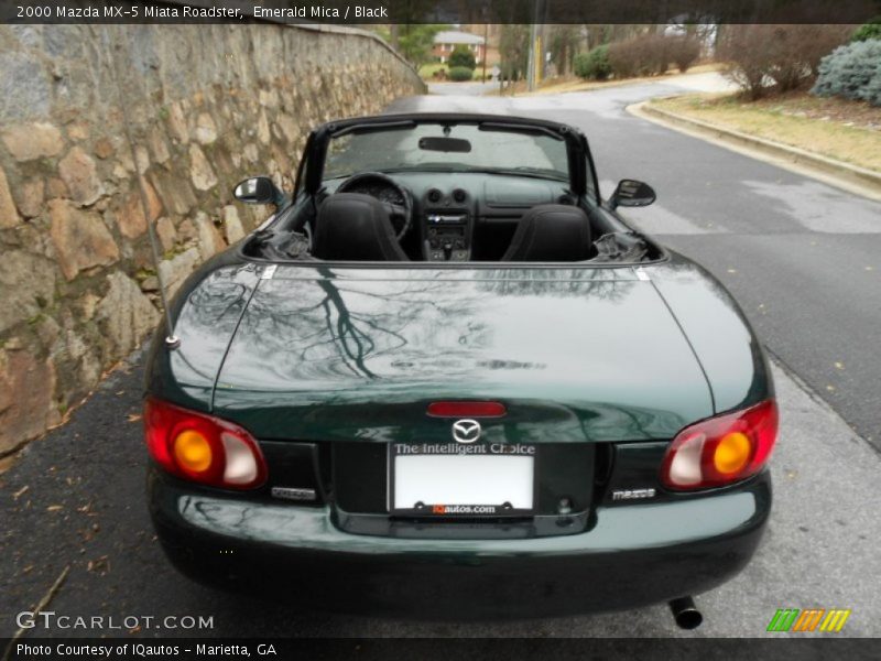 Emerald Mica / Black 2000 Mazda MX-5 Miata Roadster
