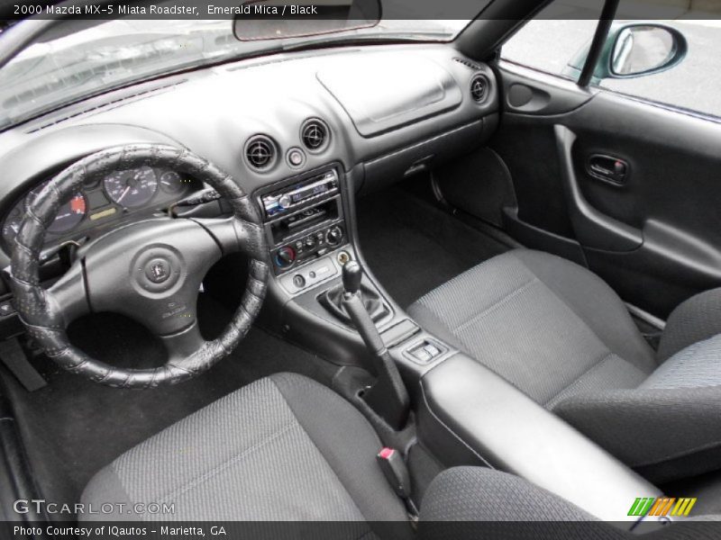  2000 MX-5 Miata Roadster Black Interior