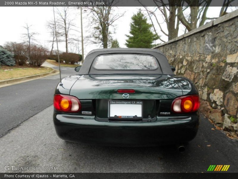 Emerald Mica / Black 2000 Mazda MX-5 Miata Roadster
