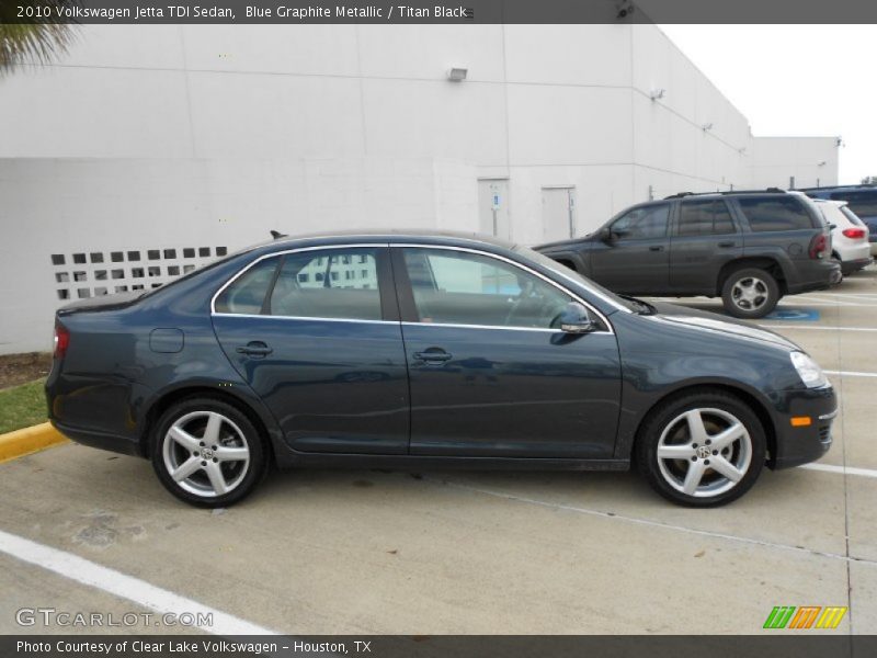 Blue Graphite Metallic / Titan Black 2010 Volkswagen Jetta TDI Sedan
