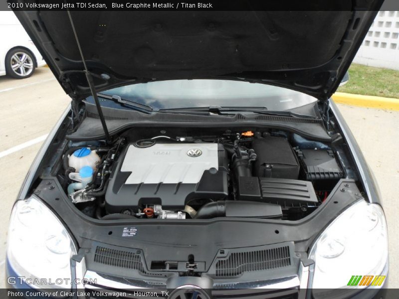 Blue Graphite Metallic / Titan Black 2010 Volkswagen Jetta TDI Sedan