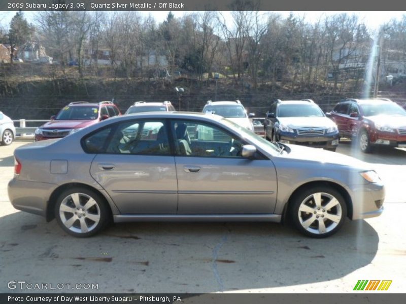Quartz Silver Metallic / Off Black 2009 Subaru Legacy 3.0R