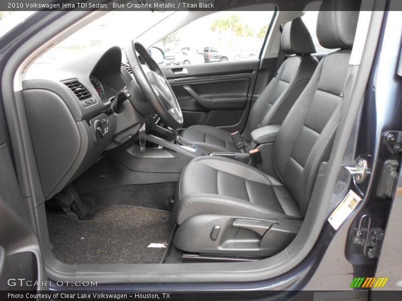 Blue Graphite Metallic / Titan Black 2010 Volkswagen Jetta TDI Sedan