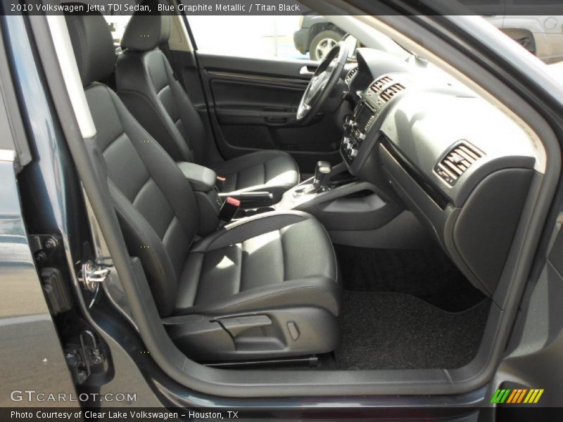 Blue Graphite Metallic / Titan Black 2010 Volkswagen Jetta TDI Sedan
