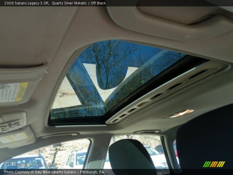 Quartz Silver Metallic / Off Black 2009 Subaru Legacy 3.0R