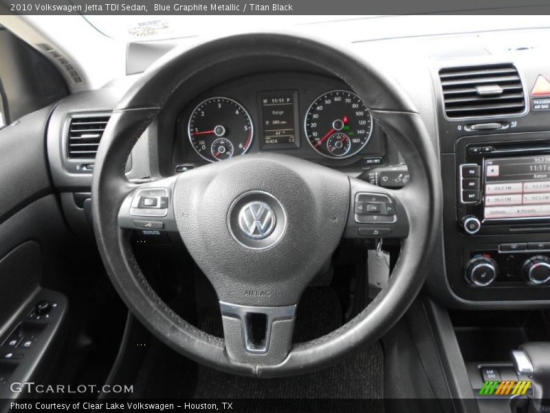 Blue Graphite Metallic / Titan Black 2010 Volkswagen Jetta TDI Sedan