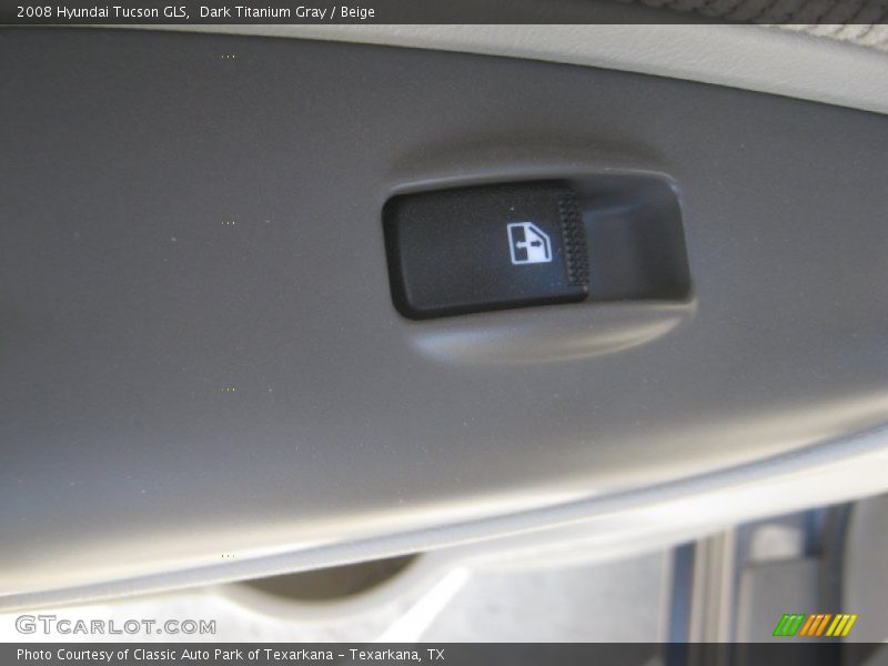 Dark Titanium Gray / Beige 2008 Hyundai Tucson GLS
