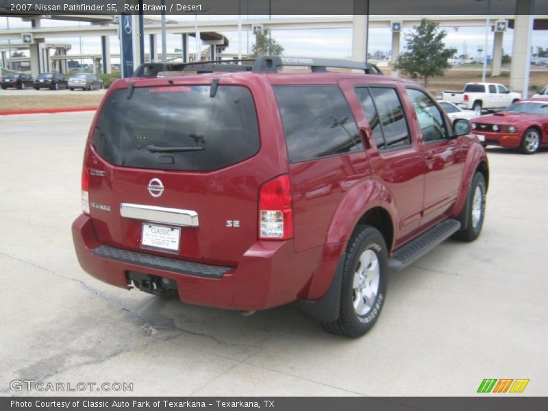 Red Brawn / Desert 2007 Nissan Pathfinder SE