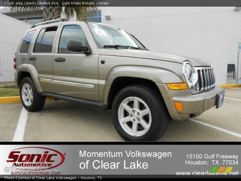 Light Khaki Metallic / Khaki 2006 Jeep Liberty Limited 4x4