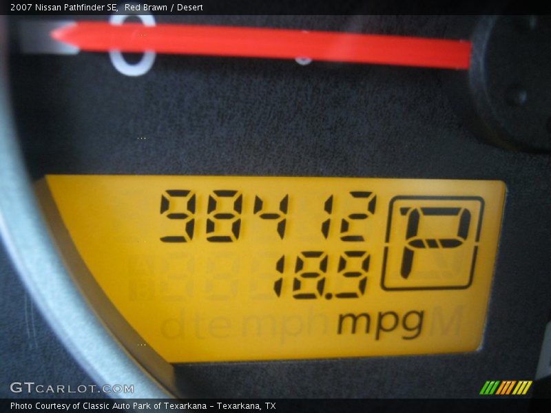 Red Brawn / Desert 2007 Nissan Pathfinder SE