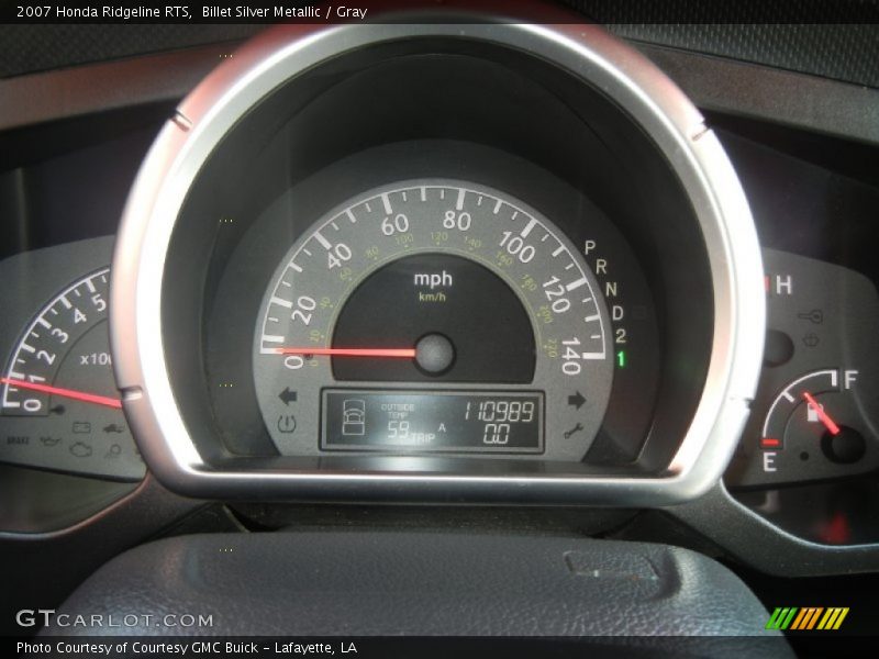 Billet Silver Metallic / Gray 2007 Honda Ridgeline RTS