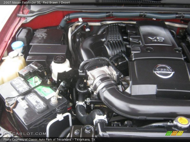 Red Brawn / Desert 2007 Nissan Pathfinder SE