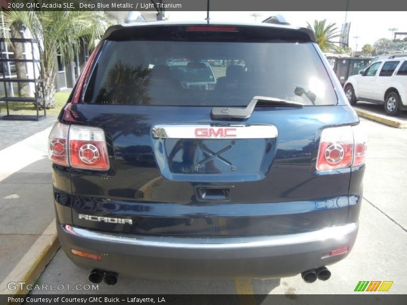 Deep Blue Metallic / Light Titanium 2009 GMC Acadia SLE