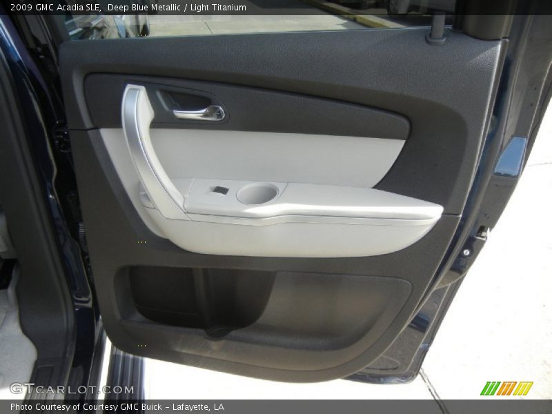 Deep Blue Metallic / Light Titanium 2009 GMC Acadia SLE