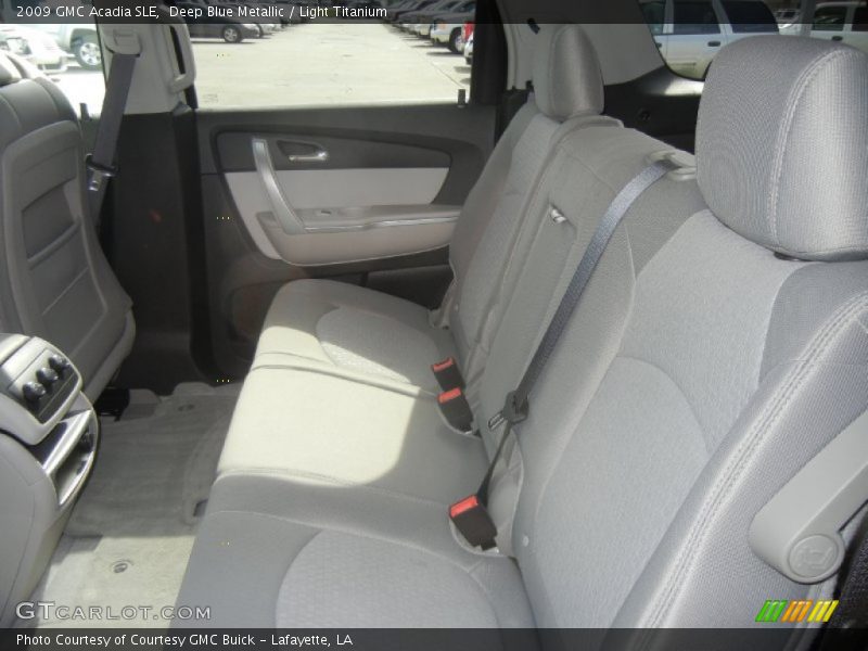 Deep Blue Metallic / Light Titanium 2009 GMC Acadia SLE