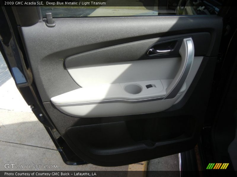 Deep Blue Metallic / Light Titanium 2009 GMC Acadia SLE