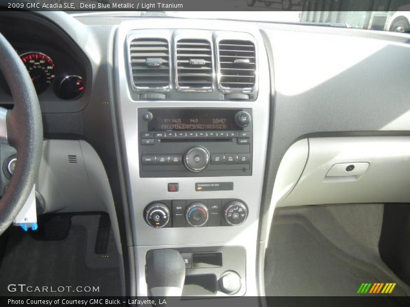 Deep Blue Metallic / Light Titanium 2009 GMC Acadia SLE