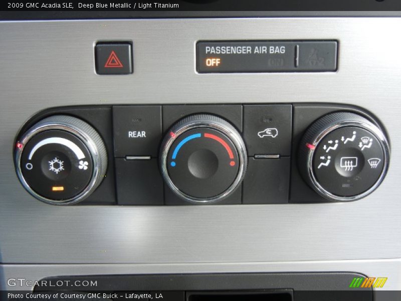 Deep Blue Metallic / Light Titanium 2009 GMC Acadia SLE