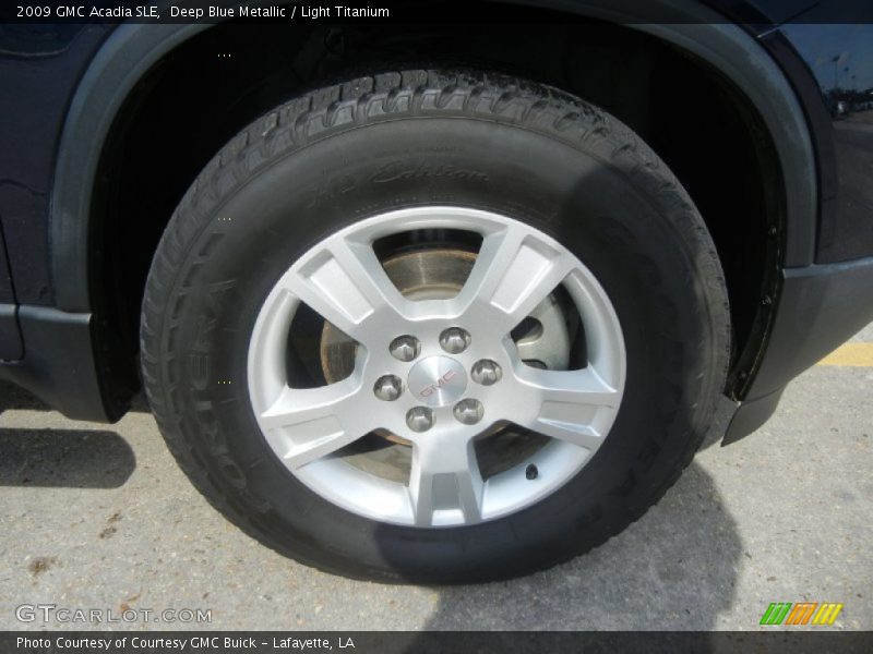 Deep Blue Metallic / Light Titanium 2009 GMC Acadia SLE