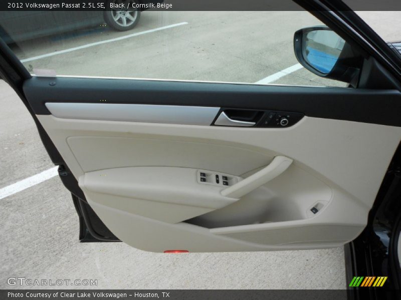 Black / Cornsilk Beige 2012 Volkswagen Passat 2.5L SE