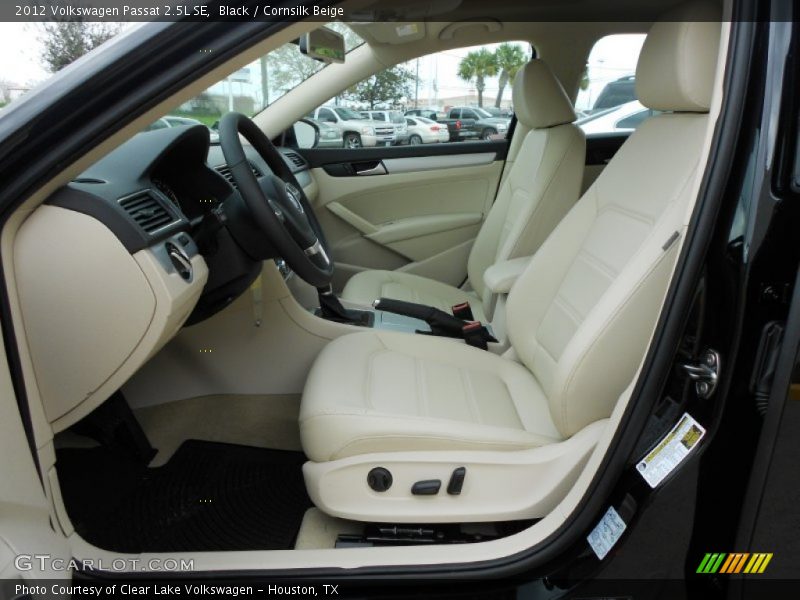 Black / Cornsilk Beige 2012 Volkswagen Passat 2.5L SE