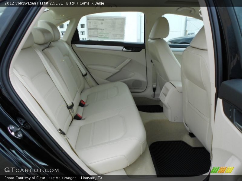 Black / Cornsilk Beige 2012 Volkswagen Passat 2.5L SE