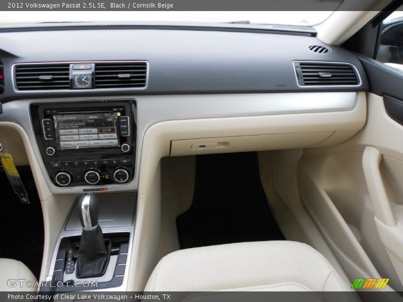 Black / Cornsilk Beige 2012 Volkswagen Passat 2.5L SE