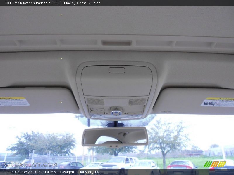 Black / Cornsilk Beige 2012 Volkswagen Passat 2.5L SE