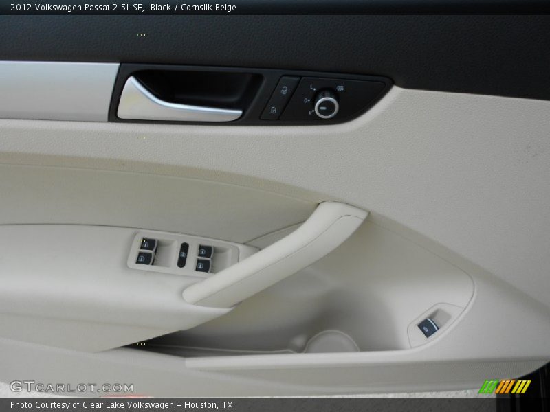 Black / Cornsilk Beige 2012 Volkswagen Passat 2.5L SE