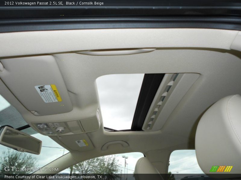 Black / Cornsilk Beige 2012 Volkswagen Passat 2.5L SE