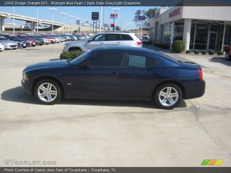 Midnight Blue Pearl / Dark Slate Gray/Light Graystone 2006 Dodge Charger SXT