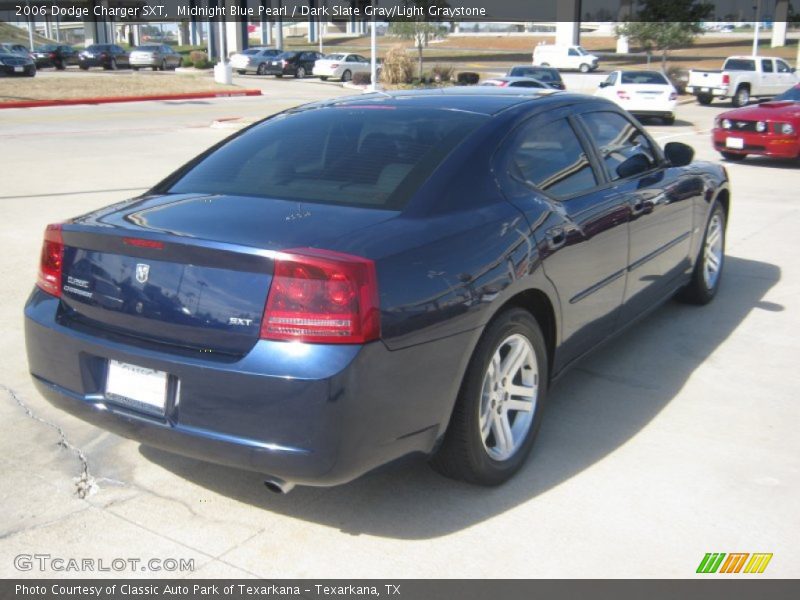 Midnight Blue Pearl / Dark Slate Gray/Light Graystone 2006 Dodge Charger SXT