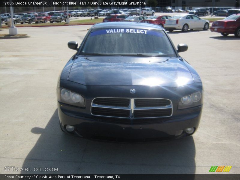 Midnight Blue Pearl / Dark Slate Gray/Light Graystone 2006 Dodge Charger SXT