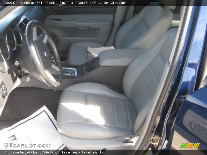 Midnight Blue Pearl / Dark Slate Gray/Light Graystone 2006 Dodge Charger SXT