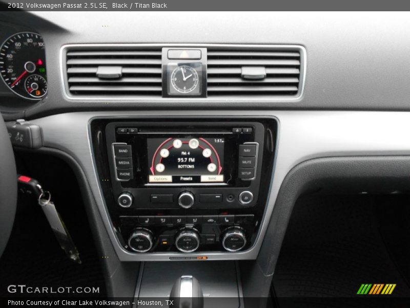 Black / Titan Black 2012 Volkswagen Passat 2.5L SE