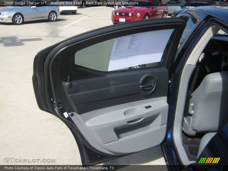 Midnight Blue Pearl / Dark Slate Gray/Light Graystone 2006 Dodge Charger SXT
