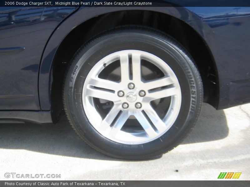 Midnight Blue Pearl / Dark Slate Gray/Light Graystone 2006 Dodge Charger SXT