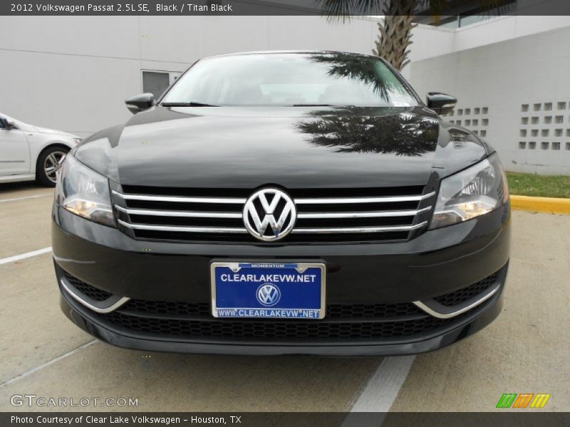 Black / Titan Black 2012 Volkswagen Passat 2.5L SE