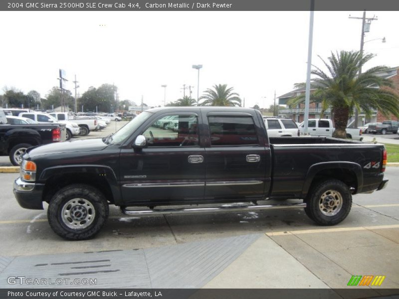 Carbon Metallic / Dark Pewter 2004 GMC Sierra 2500HD SLE Crew Cab 4x4