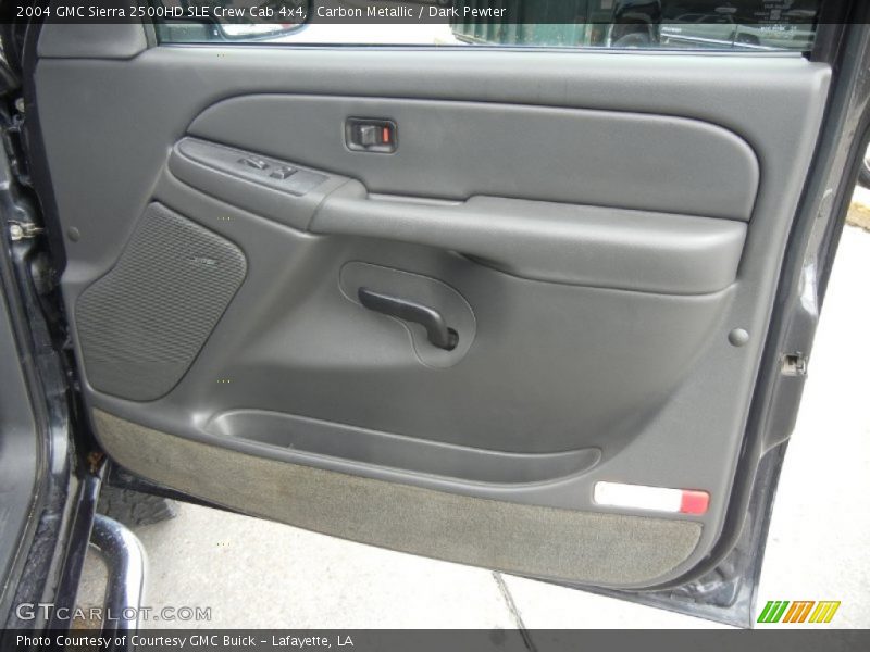 Carbon Metallic / Dark Pewter 2004 GMC Sierra 2500HD SLE Crew Cab 4x4